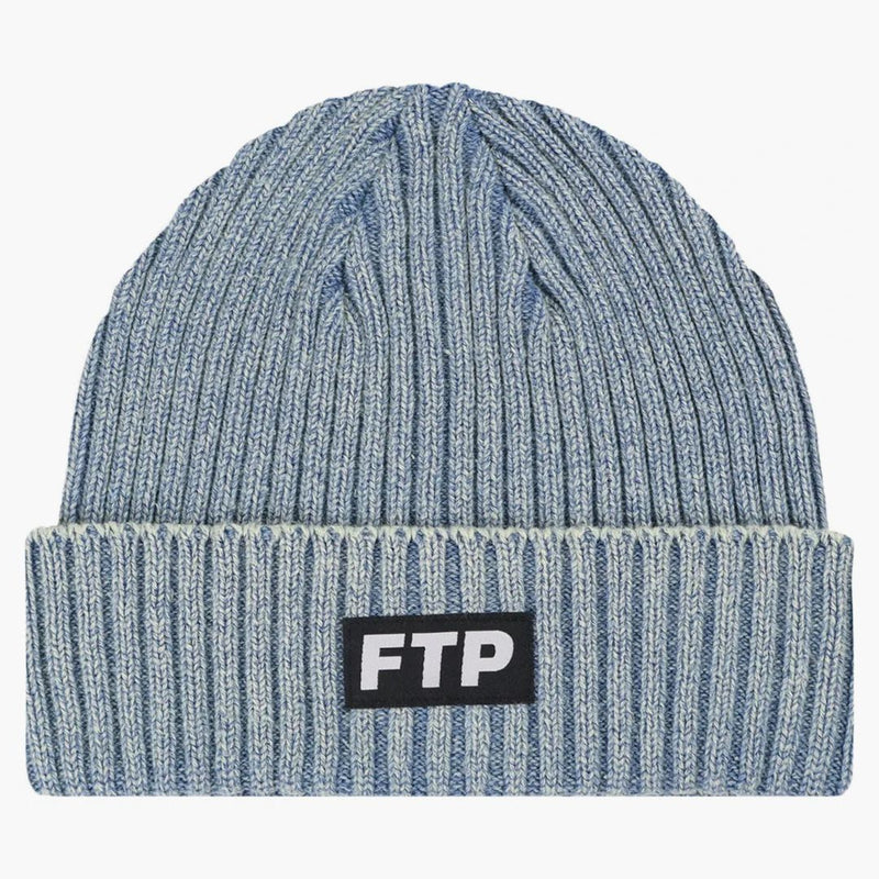 FTP Denim Dye Logo Beanie dirt Wash