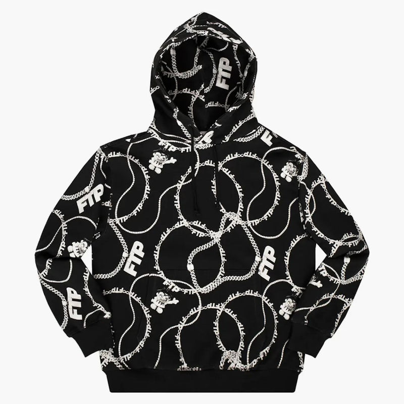 Sweter łańcucha diamentowego FTP czarny