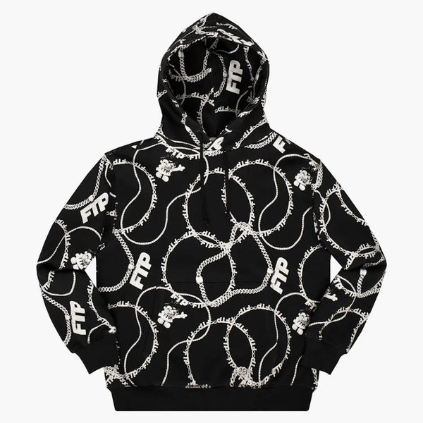 Sweter łańcucha diamentowego FTP czarny