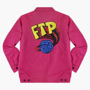 Chaqueta de trabajo de dominación ftp fucsia