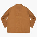 FTP Embossed Logo Work Jacket Brown