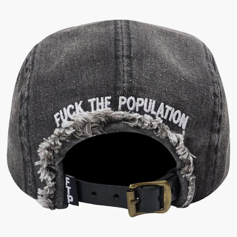 FTP Frayed Denim Logo Camp má černou