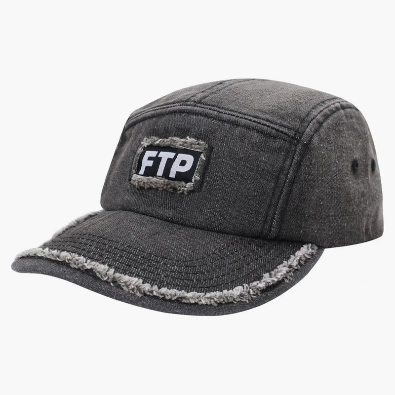 FTP Frayed Denim Logo Camp má černou