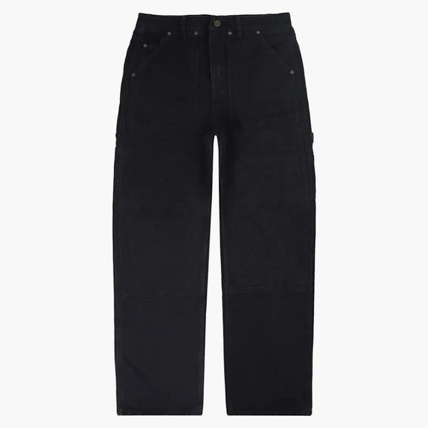 Ftp Frayed Denim Logo Carpenter Pant Black
