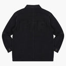 FTP Frayed Denim Logo Chure bunda černá