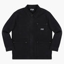 FTP Frayed Denim Logo Chure bunda černá