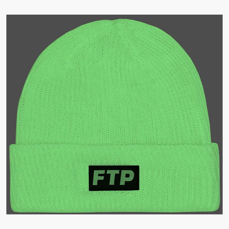 Ftp Glow In The Dark Logo Beanie White