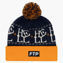 FTP Hell Pom Beanie Navy