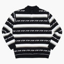 FTP Knit Polo Sweater Black