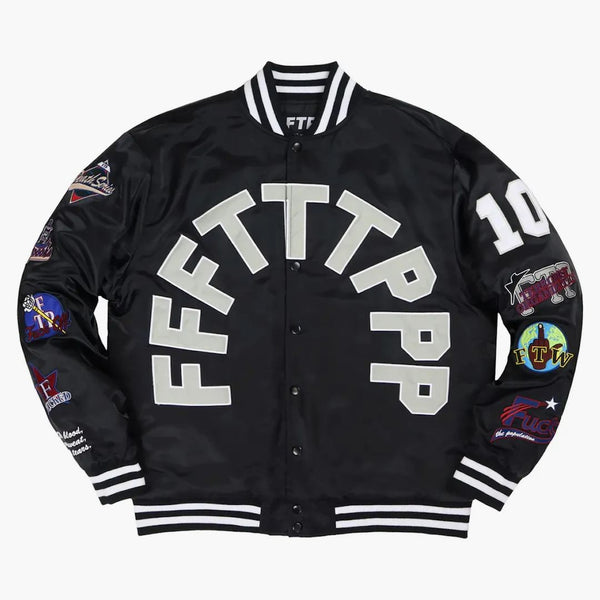 FTP League Varsity Jacket Black