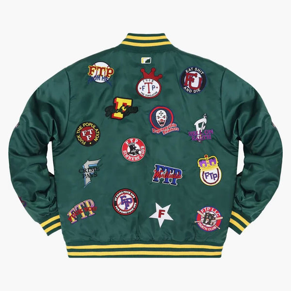 FTP League Varsity Jacket Green