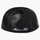 FTP Leather Logo Fitted Has Black