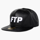 FTP Leather Logo Fitted Has Black