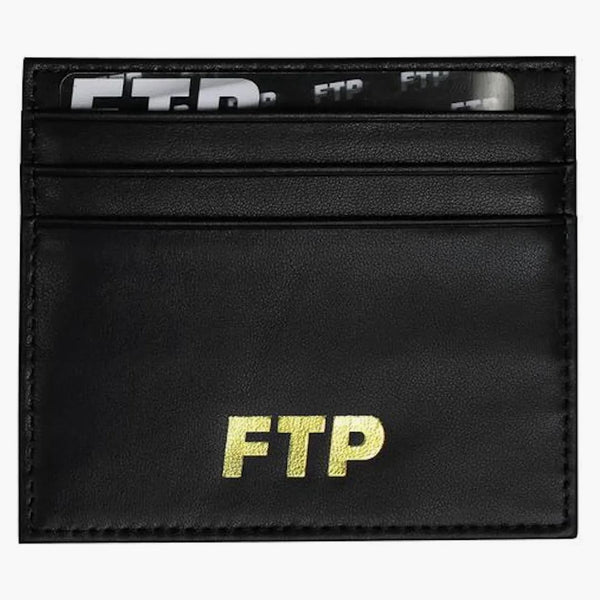 FTP Logo posiadacz karty czarny