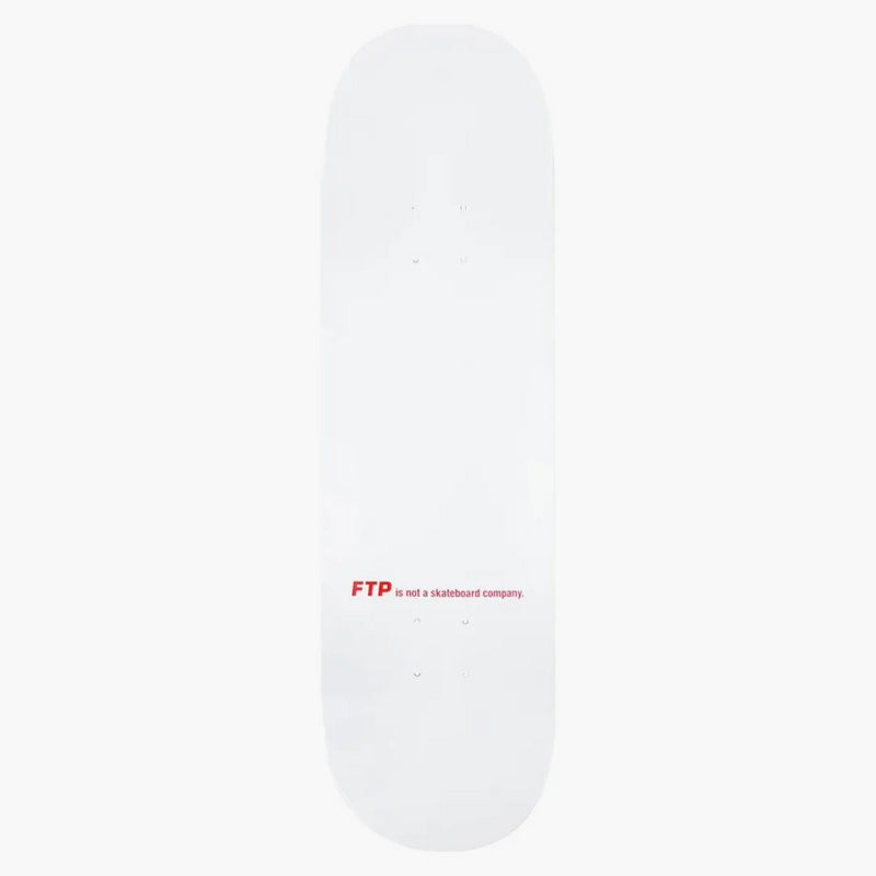 Ftp Logo Skateboard Deck White