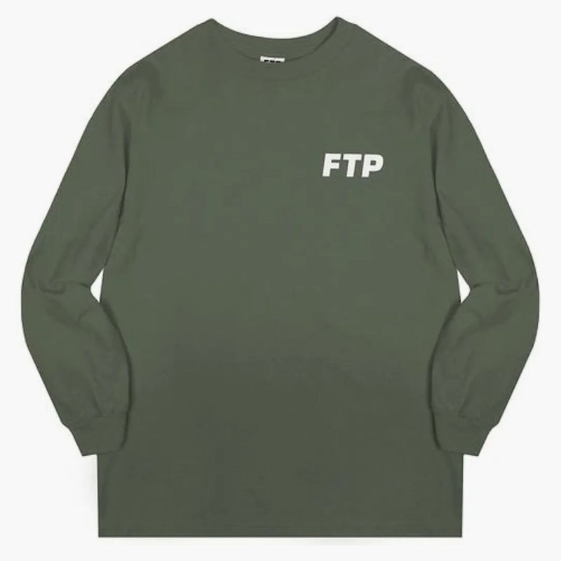 FTP logo l/s tea olive