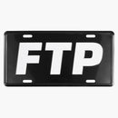 Logo FTP tablica rejestracyjna czarna