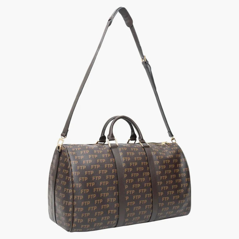 Ftp Logo Repete Duffle Bag Brown