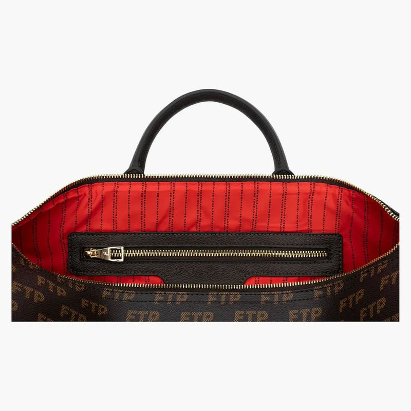 Ftp Logo Repete Duffle Bag Brown