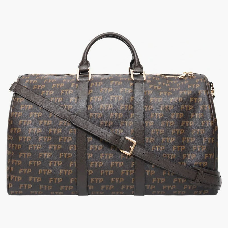 Ftp Logo Repete Duffle Bag Brown
