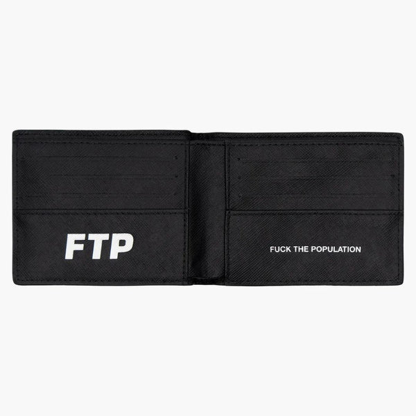 FTP Logo Portfel Repet Black