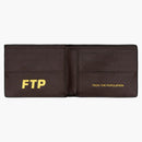 FTP logo opakování peněženky hnědé