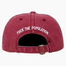 FTP LOGO Overdyed 6 panel Borgoña