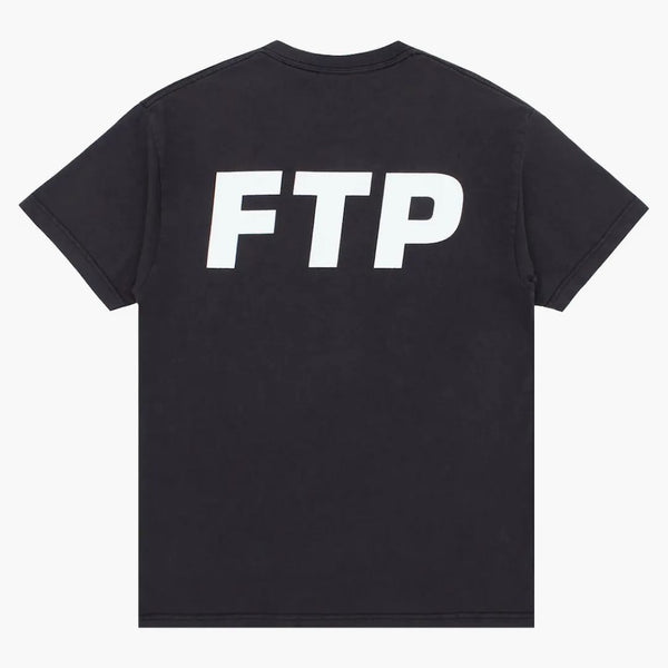 Ftp Overdyed Logo Tee Black