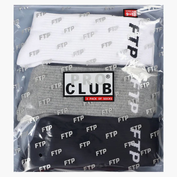 Ftp Pro Club Socks (3 Pack) Multicolor