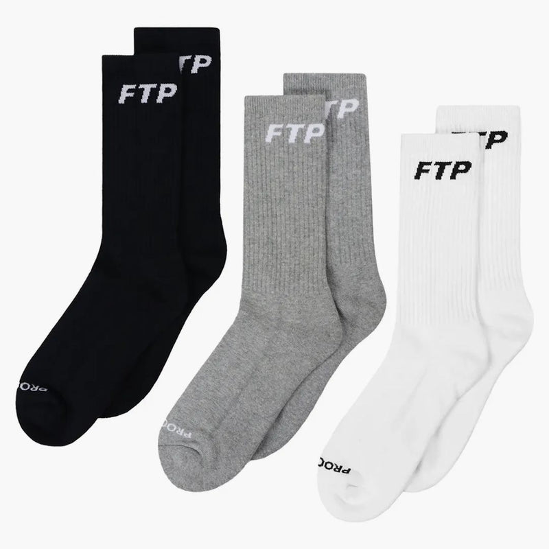 Ftp Pro Club Socks (3 Pack) Multicolor