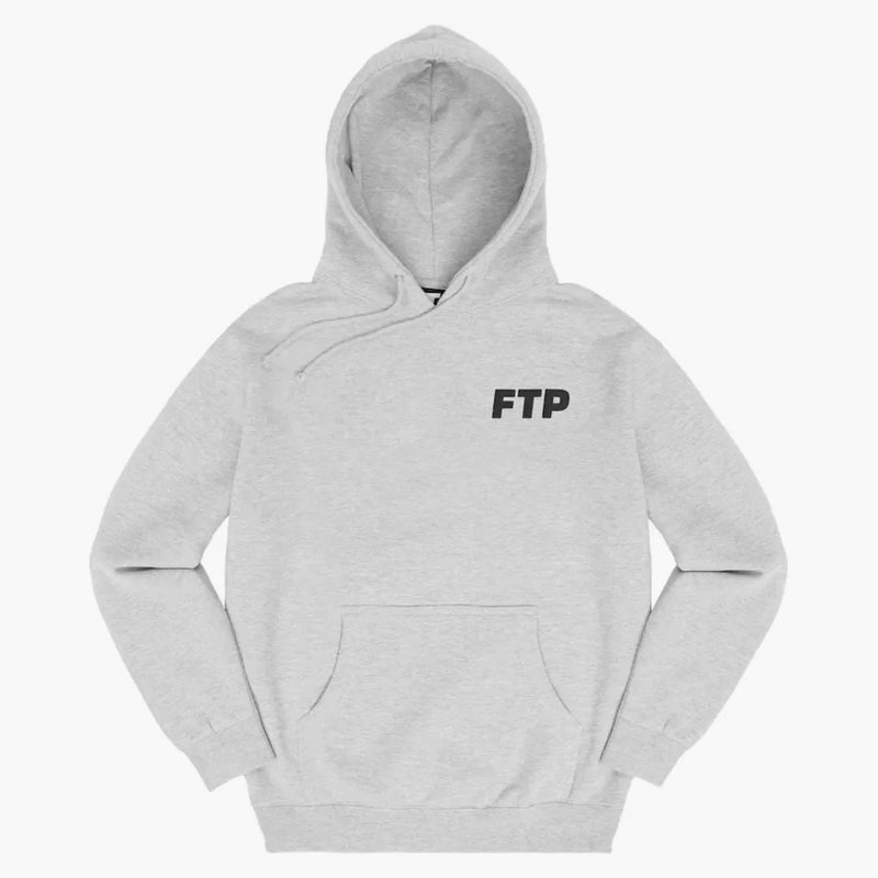 Ftp Puff Print Logo Pullover Heather Grey