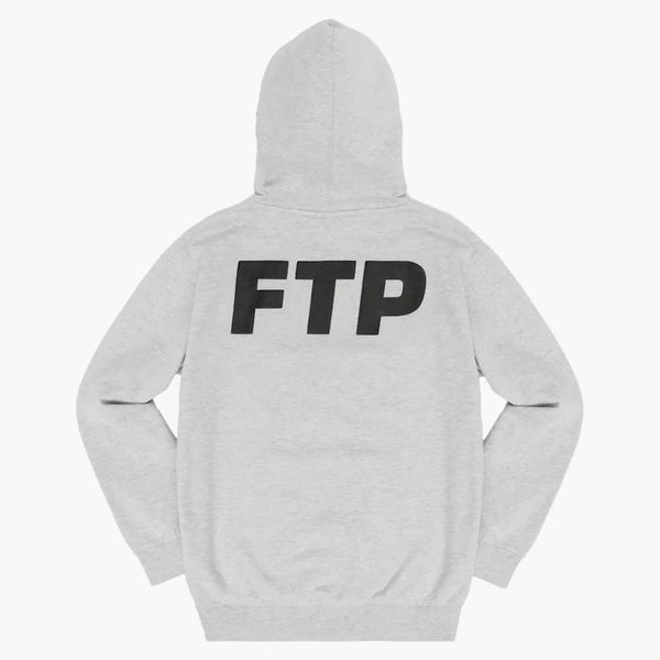 Ftp Puff Print Logo Pullover Heather Grey