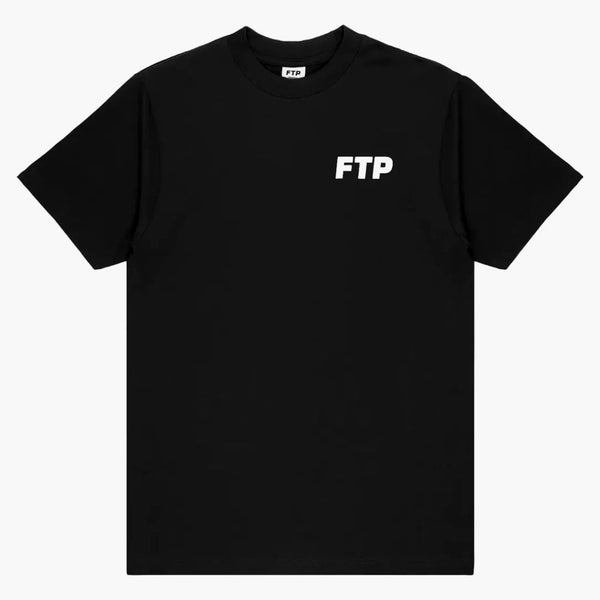 Ftp Puff Print Logo Tee Black