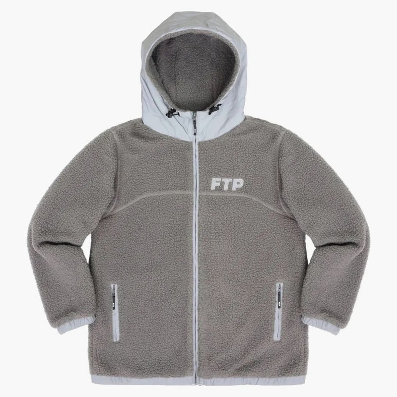 Ftp Reflective Polar Fleece Jacket Gray