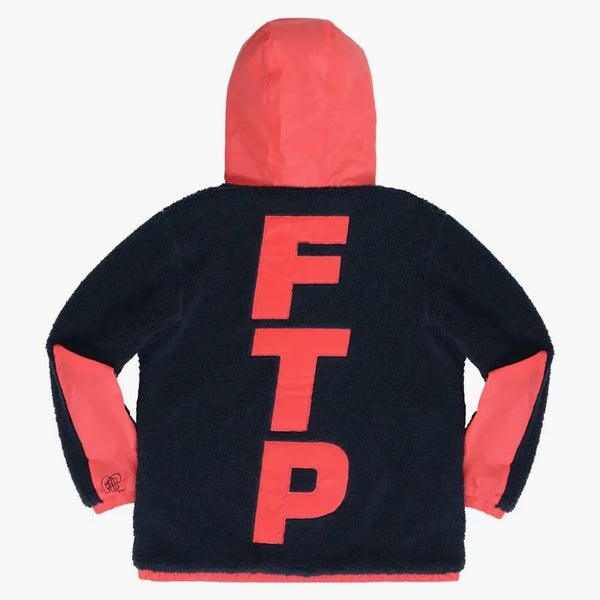 Ftp Reflective Polar Fleece Jacket Navy