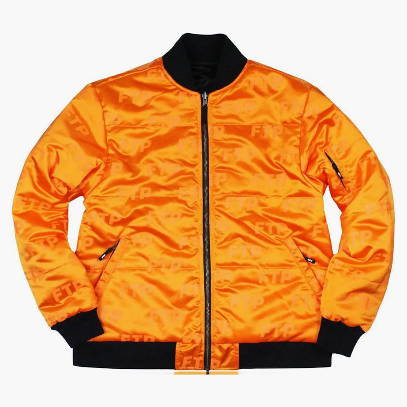 Ftp Reversible Bomber Jacket Black