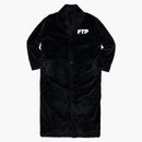 Ftp Reversible Fur Trench Coat Black