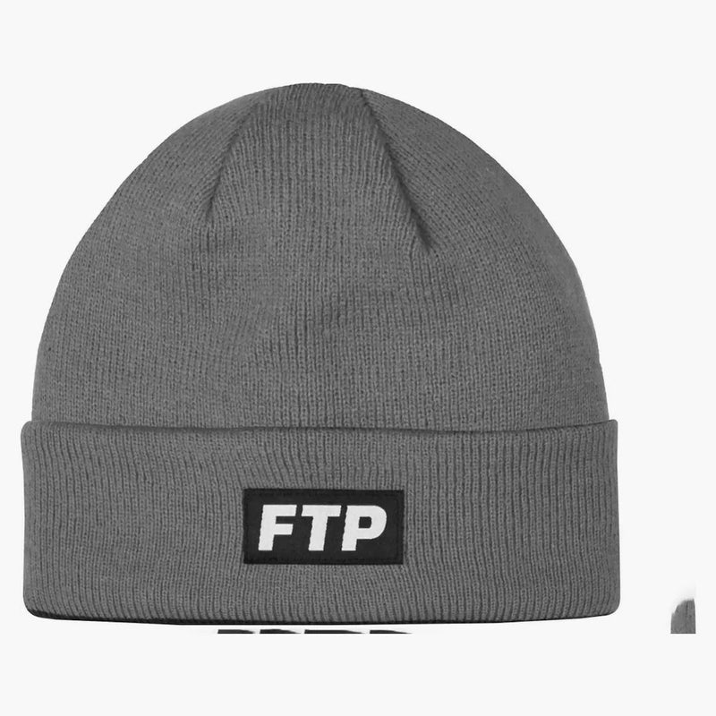 Ftp Reversible Logo Beanie Black/gray