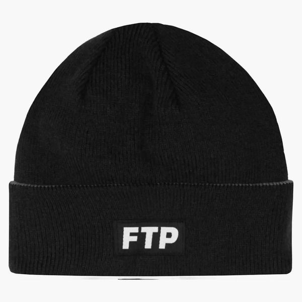 Ftp Reversible Logo Beanie Black/gray