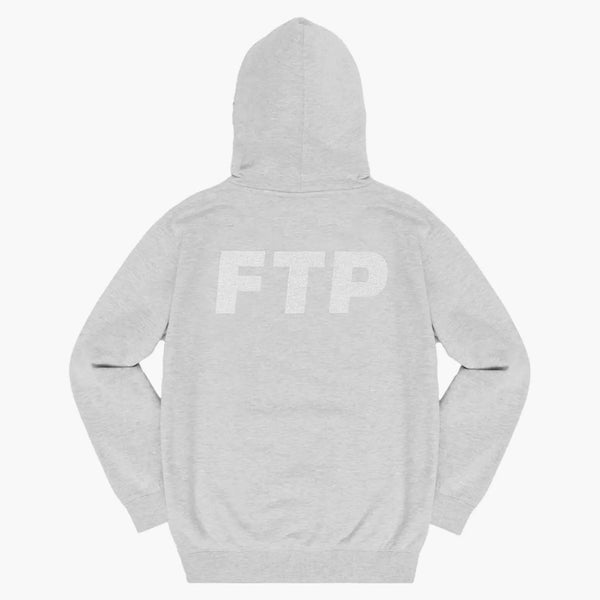Ftp Rhinestone Logo Pullover Heather Grey