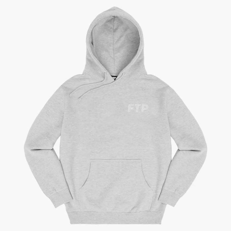 Ftp Rhinestone Logo Pullover Heather Grey