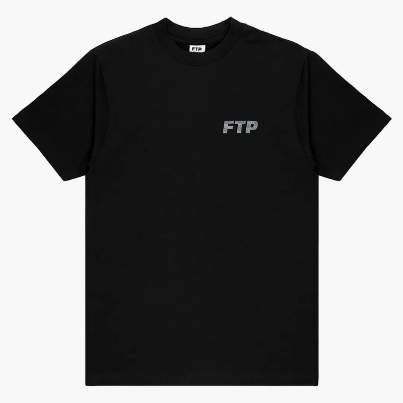 Ftp Rhinestone Logo Tee Black