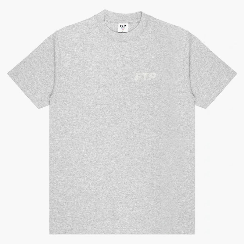Ftp Rhinestone Logo Tee Heather Grey