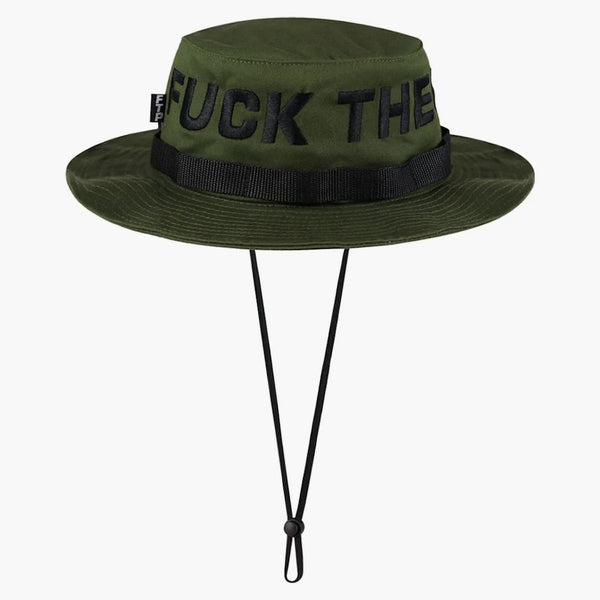 FTP Spell Out Face Mask Boonie Has Olive