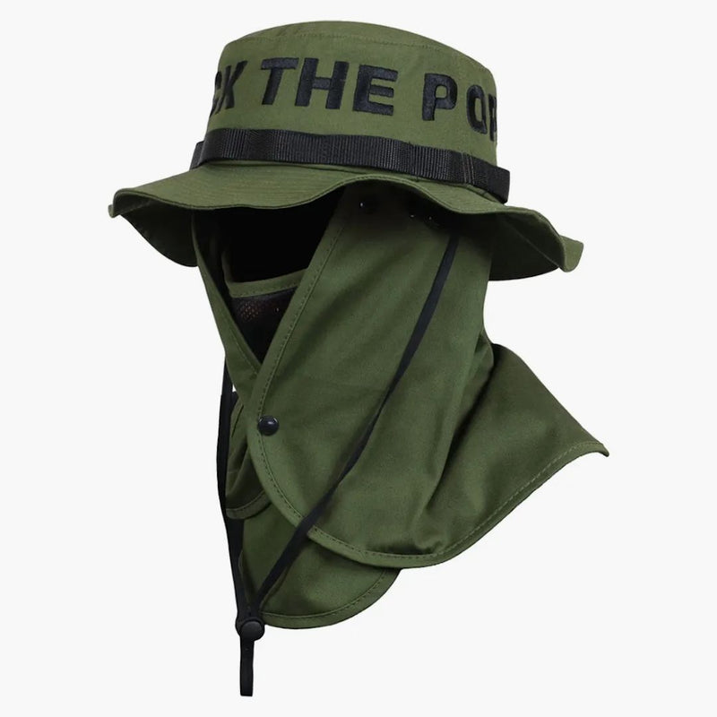 FTP Spell Out Face Mask Boonie Has Olive