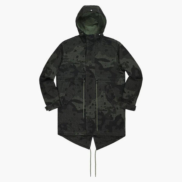 FTP Spell Out Fishtail Parka Night Camo