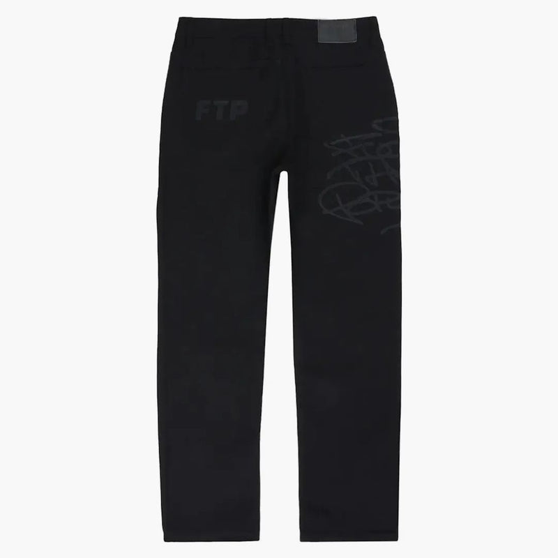 Ftp day denim pant black