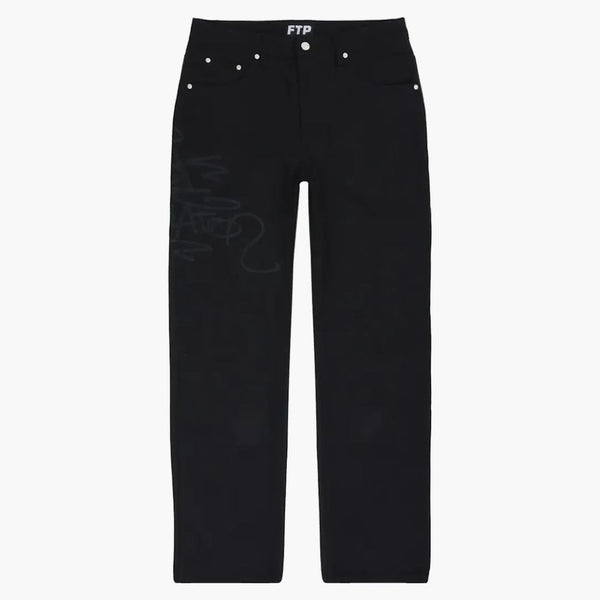 Ftp day denim pant black