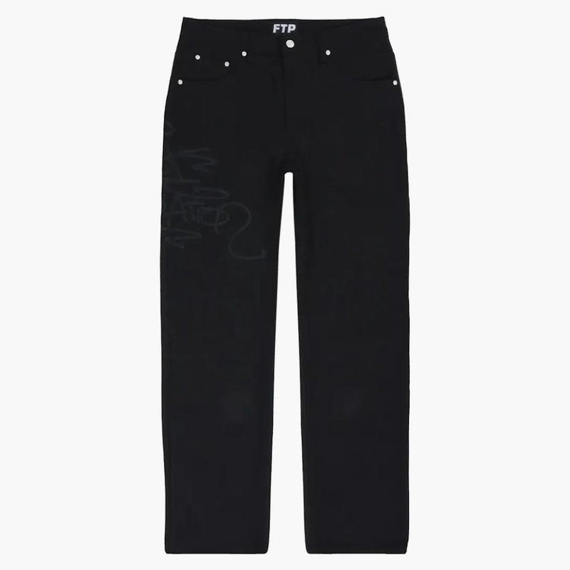 Ftp day denim pant black