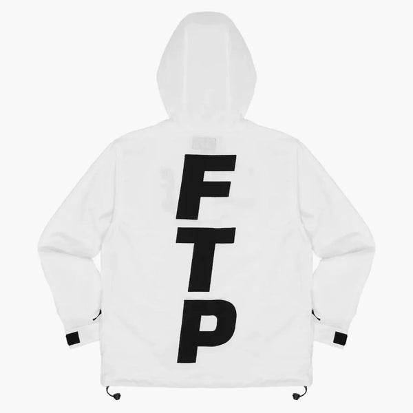 FTP Vertical Logo Anorak White